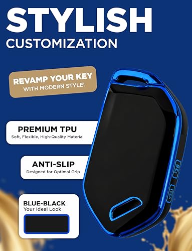 Image of Metalyx Key Fob Cover for Kia Seltos 2026 Facelift (HTK, HTK(O), HTX, HTX(A), GTX, GTX(A)) | Soft TPU | Anti-Scratch | Strong Signal | Stylish Case with Lanyard