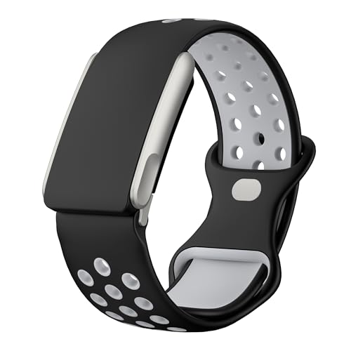 Image of omee Silicone Sport Band Compatible with Whoop 5.0 Band Strap Men Women, Breathable Sport Adjustable Waterproof Replacement Wristbands Straps for Whoop 5.0 Silicone Bands