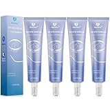 Morikey Pet Eye Cleansing Gel for Dogs & Cats, Daily Eye Care, Pet Tear Stain Cleaner, Gentle Tear Stain & Secretions Remover for Pet Daily Use, 4 Pack