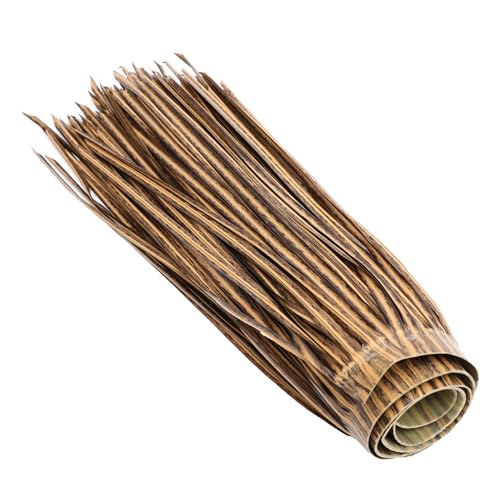 Generic阻燃?真茅草瓦 屋外造園用 ? 人工稲草屋根装飾 カバー 冬暖夏涼な屋根材