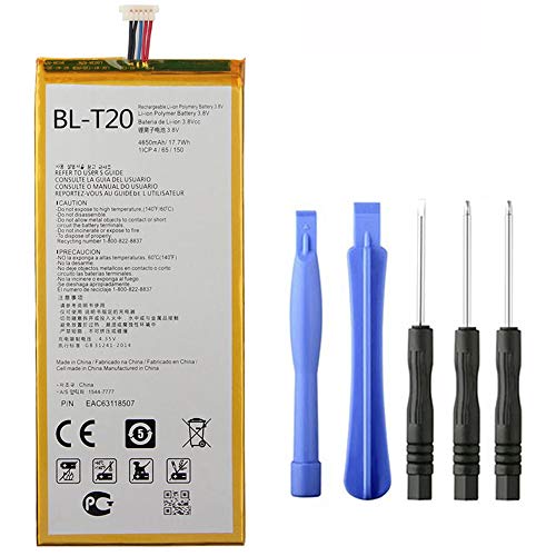 3.8V 4650mAh BL-T20 Batteria di Ricambio per LG G Pad X 8.0 V521 + Tools Free