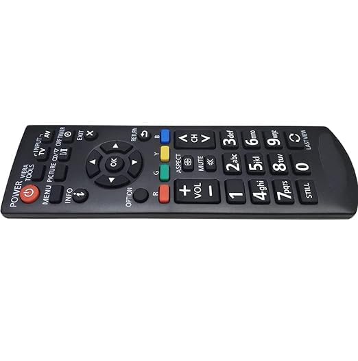 Image of BLACKSHEEP Compatible with Panasonic Tv Remote with Part Number N2QAYB001116 Suitable for Specific Model's TH-43E410H TH-32E410H TH-32F400A TH-32F400Z TH-49E410H Only, Match Key by Key FunctionalitY