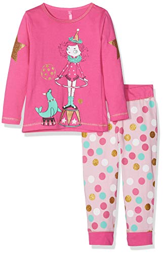 Lina Pink BF.cir.pl2 Pijama, Rosa Fuchsia/Rose, 4 años (Talla del Fabricante: 04 Y) Y para Bebés