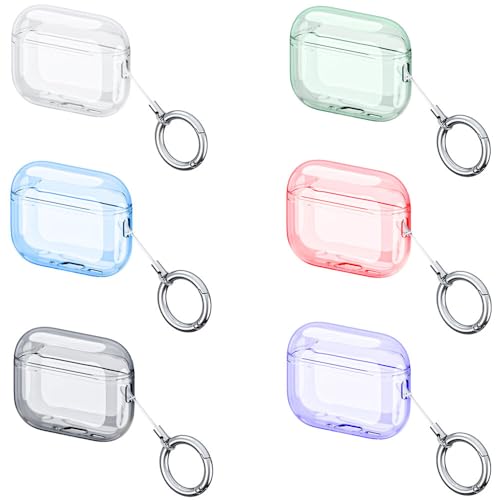 1�� for AirPods Pro3�p�P�[�X�J�o�[ TPU�ی�J�o�[ ���� �C���z���ی�X���[�u �\�t�g �ϏՌ��V�F�� �����܂܏[�d�\ �y�� �h�o ����~�� �����h�~ for Airpods Pro 3 �C���z���P�[�X �L�[�z���_�[�t�� LED�� �N