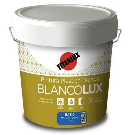Pintura Plastica Blancolux Interior Mate 20kg