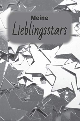Meine Lieblingsstars: A5 Autogrammbuch zum selbst Befüllen mit Platz für ein Foto, Infos zum Star und dem Autogramm I Für 50 Autogramme mit Inhaltsverzeichnis