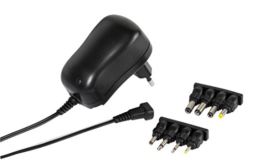 Vivanco PAH 10 Netzteil für Elektronikgeräte (3-12V, 1000mA, 8 Ausgangsstecker) schwarz Cover
