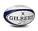 World Rugby Shop X Gilbert G-TR4000 Rugby Ball Size 5 - Durable Rugby Equipment - Triangular Surface Grip - 3 Ply Construction - Navy
