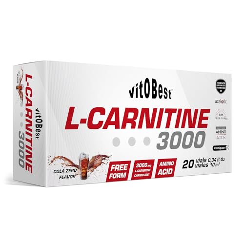 L-CARNITINE 3000-20 Viales 10 ml COLA - Suplementos Alimentación y Suplementos Deportivos - Vitobest
