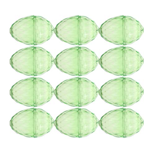 PRETYZOOM 12 stuks paasei gevormde snoepdozen transparante snoep snack chocolade dozen party zoete lekkernij verpakking Pasen party snoep geschenkartikelen (groen) - Image 7