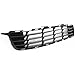 Evan Fischer Front Bumper Grille Textured Black Compatible With 2009-2010 Toyota Corolla - For USA Built Vehicles