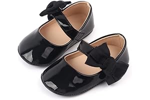 Baby Girls Mary Jane Sequins Crown Flats