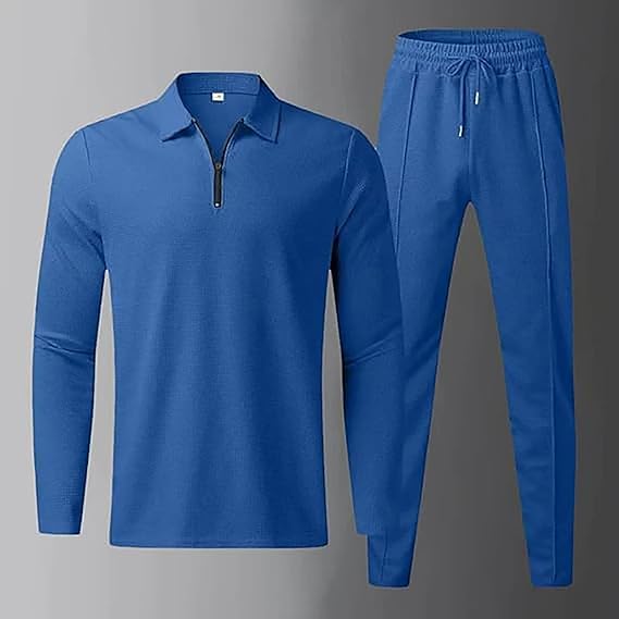 Matching Set for Men, Leisure Set, Leisure Long Sleeve and Pants Set Mens Casual Fashion