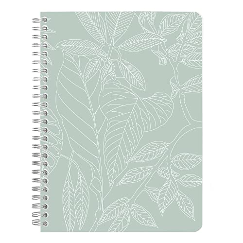 Clairefontaine115767C - Un Carnet à Spirale Motifs Végétal - A5 14,8x21 cm 148 Pages Lignées papier blanc 90g - Collection Jungle Harmony - 2 visuels, livraison aléatoire