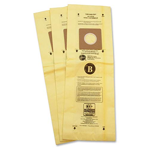 Image of Hoover Vacuum Cleaner Bags for Upright Vacs, Pack of 3, Type B