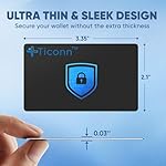 TICONN RFID Blocking Cards - 4 Pack, Premium Contactless NFC Debit Credit Card Passport Protector Blocker Set for Men & Women, Smart Slim Design Perfectly fits in Wallet/Purse (4) - Image 4