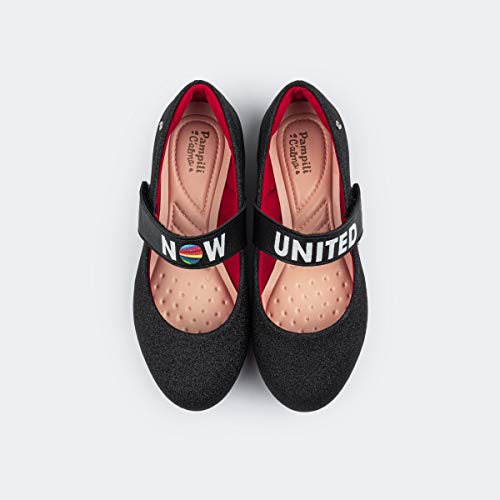 PAMPILI SAPATILHA NOW UNITED R.295287 C.PRETO/VERMELH T33