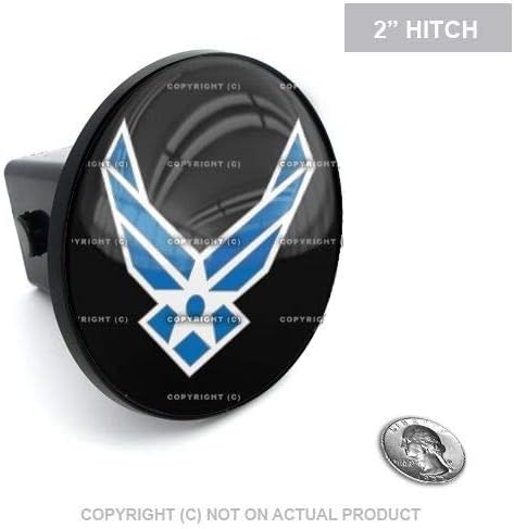 2" Tow Hitch Receiver Plug Cover Insert for SUV & Truck - USAF AIR Force Style-9856-6837