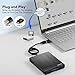 Floppy Disk Reader 3.5 inch USB A/C Floppy Disk Drive for PC Laptop Computer with Windows 11/10/7/XP, External Portable Floppy Disc Drive (Brushed Striation)