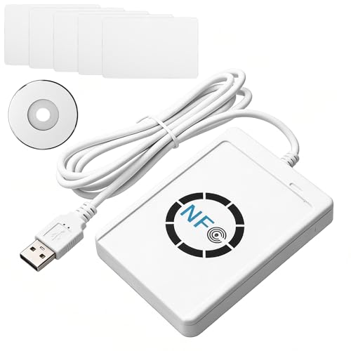 Lecteur-graveur NFC GAOUTO, Lecteur de Cartes à Puce sans Contact, Lecteur NFC RFID, duplicateur...