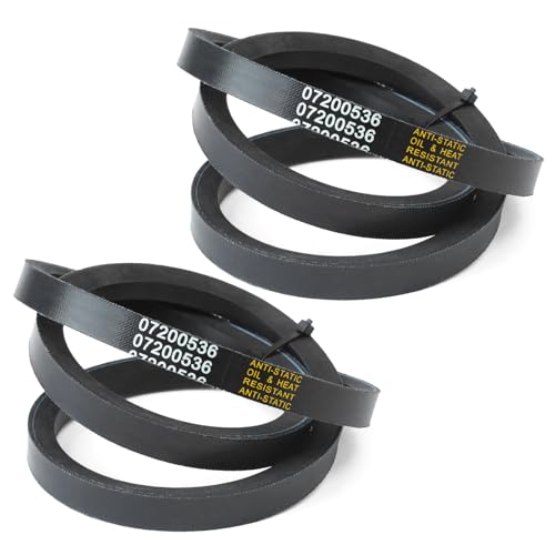 Mhrxusd 2Pcs 07200536 Auger Belt Set