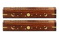 Algopix Similar Product 1 - Sheesham Wood Incense Burner Holder 