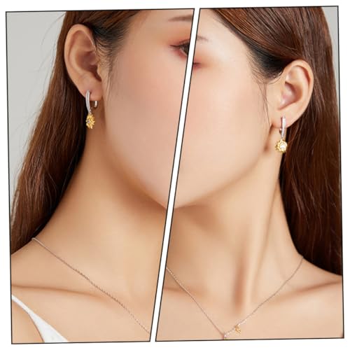 Pendientes de girasol Beavorty como regalo de joyas para madres e hijas 6