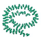 PATIKIL 2 Strands 180-190Pcs Teardrop Crystal Beads, 12x6mm Faceted Teardrop Briolette Horizontal Glass Beads Loose Bead for Bracelet Jewelry Making, Emerald Green
