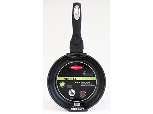 Oroley Sartén, Aluminio Forjado, Negro, 26 cm