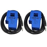 SazkJere 2Pcs SCT-013-000 50A 1V Non-invasive Split Core Current Transformer Sensor SCT013