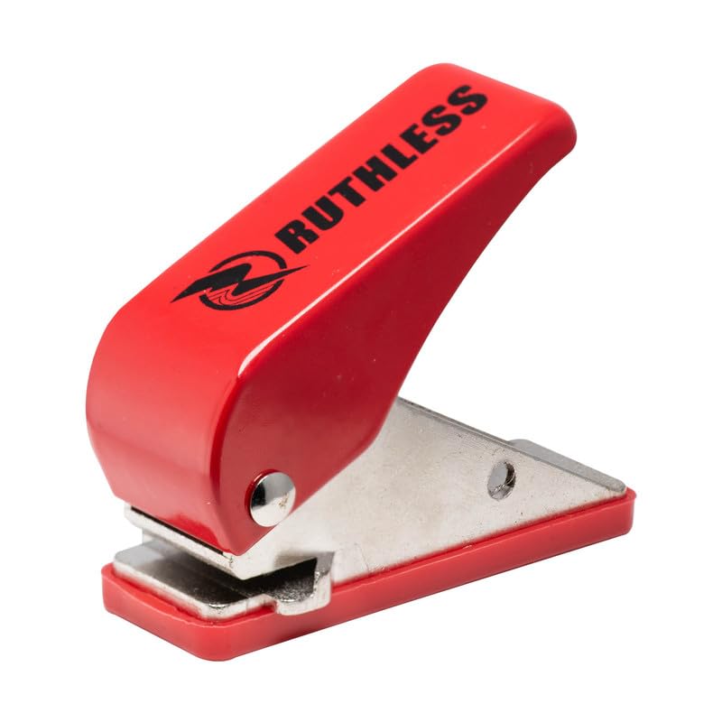 RUTHLESS Dart Flight Punch Pocket Size Easy to Use Darts Accessory Red (X3026)