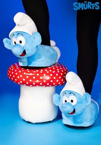 The Smurfs Smurf Character Plush Slippers for Adults2