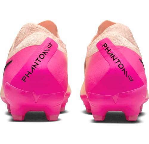 Nike Phantom GX 2 Pro FG Low-Top Soccer Cleats (FJ2563-800, Crimson Tint/Pink Blast/Black)3