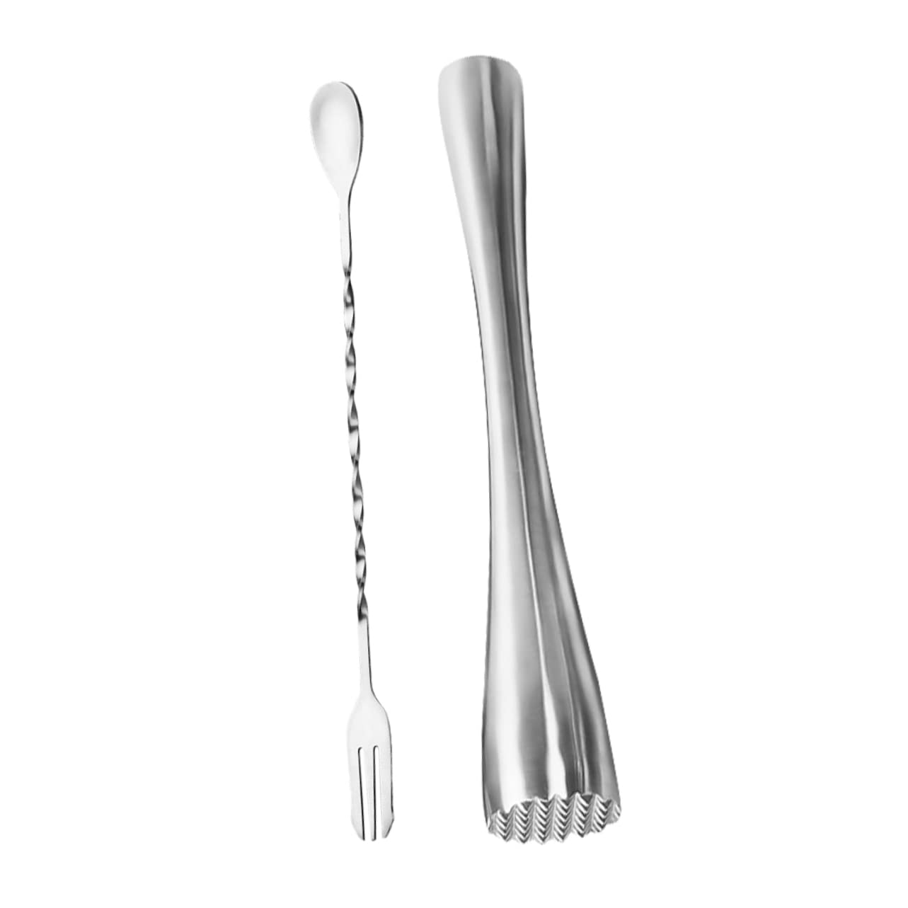 COLLBATH Long Handle Bartender Bar Tool Easy to Use Ice Muddler Ice Breaking Accessories for Cocktail Mixing