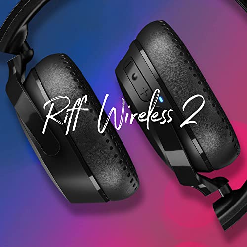 Skullcandy Riff 2 On-Ear Wireless Headphones, 34 Hr Battery, Microphone, Works With Iphone Android And Bluetooth Devices - Black #TOP7