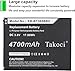 SM-T390 Battery Compatible with Samsung Galaxy Tab Active 2 SM-T360 SM-T365 SM-T395 Fits EB-BT365BBU EB-BT365BBC 3.8V/4700mAh