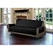 Quilted Microfiber Pet Dog Couch Sofa Furniture Protector Cover (Black, Sofa)