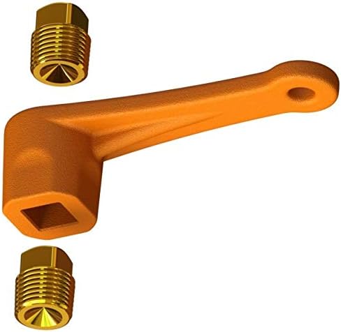 Miniatura 5 de Soporte para tapón de barco, recordatorio, instalador y herramienta de extracción para tapones NPT de 1,2 cm. Incluye enchufe de repuesto.