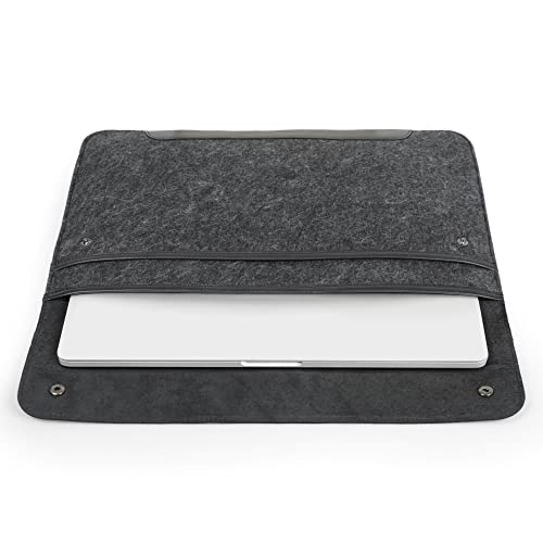 Funda cuero MacBook Pro 16 negra MacBook Air 15 M1 M5 2