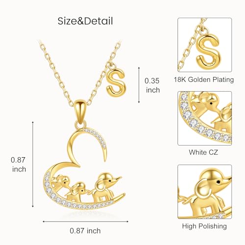 Collier or 18 carats avec initiale bulle bijou maman chic - 4