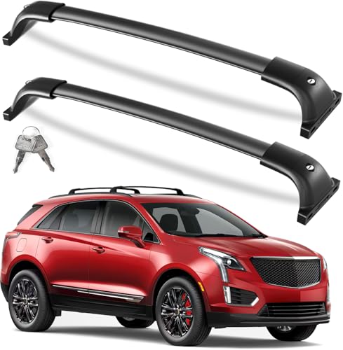KINGGERI All Aluminum Roof Rack Cross Bars Compatible with Cadillac