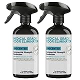 Medical & Commercial Grade Odor Eliminator for Cast Removal, Colostomy, Incontinence, Wound Smell, & Ostomy Odor in Hospitals & Clinics, Fragrance Free Unscented Odor Neutralizer Spray 2 16 oz Bottles