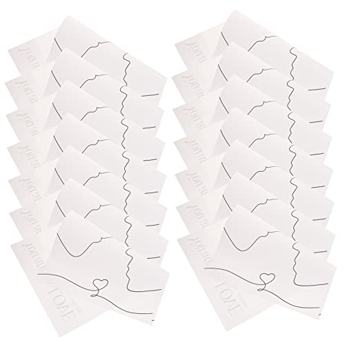 PACKOVE 20個防水 花束ラッピングペーパー 包装 クラフト材料 フラワーアレンジメント用 おしゃれな英字デザイン