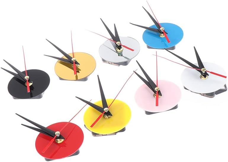 1PCS DIY Silent Quartz Watch Round Wall Clock Movement Mechanism Parts Repair Replacement Need Tools Home Decor(Gray)