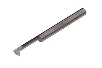 THINBIT TT21BR Uncoated Solid Carbide Threading Tool, 11 to 56 Threads per inch, 0.125" Minimum bore, 0.437" Reach, Standard Elliptical Neck and 1/8" Shank