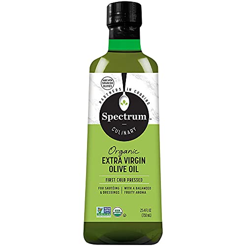 Spectrum Organic Olive Oil, Unrefined Extra Virgin, 25.4 Ounce