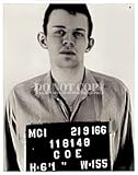 David Allan Coe Mugshot 8 X 10 - Magnificent 1966 Mug Shot Portrait - Outlaw Country - Busted In Ohio - Legendary American Music - Original Artwork - Rare Poster - Art Print