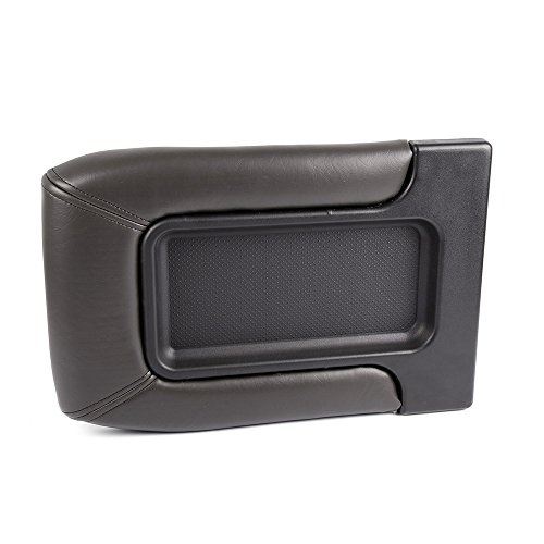 Center Console Lid Repair Kit Replacement for Chevy Silverado Suburban Tahoe Sierra Yukon 99-07 OEM GM Part 19127364 19127365 19127366 Lid Arm Rest Latch Dark Gray