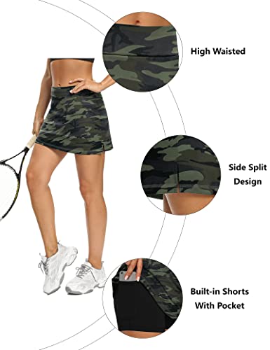 LouKeith Tennis Skirts for Women Golf Athletic Activewear Skorts Mini Summer Workout Running Shorts with Pockets3