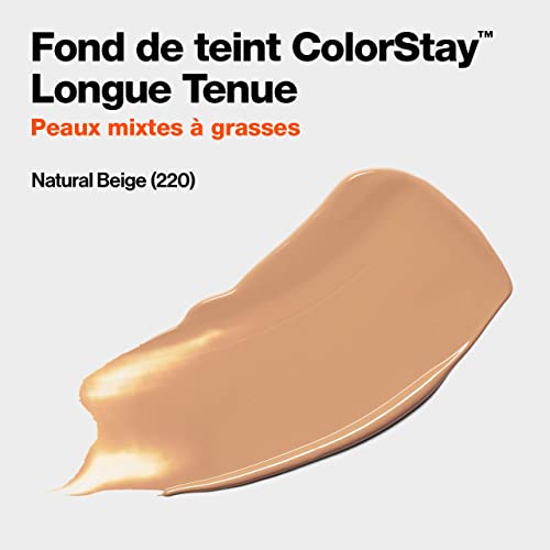 Fond De Teint Hydratant 24h N°220 Beigne Naturel Colorastay Oily Skin Revlon - vue 6